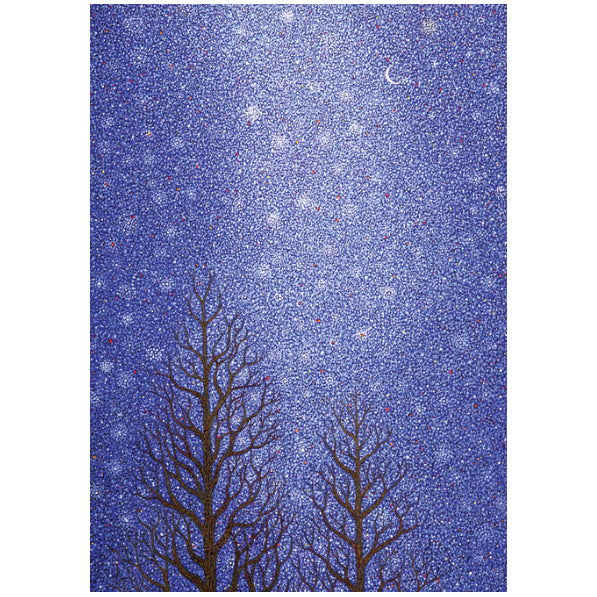 Greeting Card: Snowfall (Winter Trees)