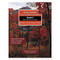 Getty-Dubay Italic Handwriting Series Book C International Edition