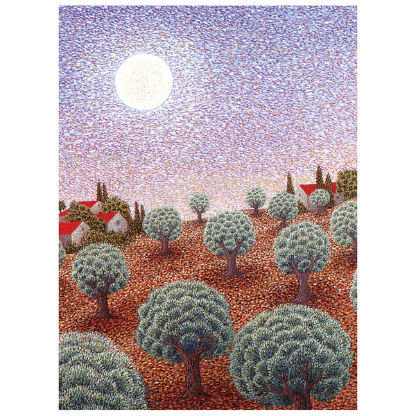 Greeting Card: Olive Trees