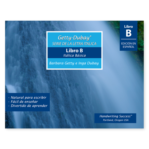 Getty-Dubay Serie de la Letra Itálica Libro B International Edition