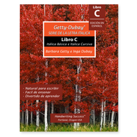 Getty-Dubay Serie de la Letra Itálica Libro C International Edition